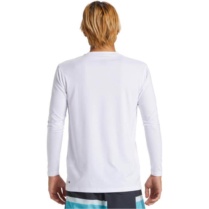 2024 Quiksilver Mens Everyday Surf Long Sleeve Tee AQYWR03154 - White